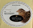 Etiketter til eggbokser 12 egg vaktel - 50 stk thumbnail