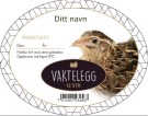 Etiketter til eggbokser 12 egg vaktel - 50 stk thumbnail