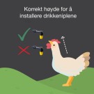 AviAqua 8 liter med drikkenipler thumbnail