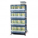 Cimuka reol for egglegger små raser høns thumbnail