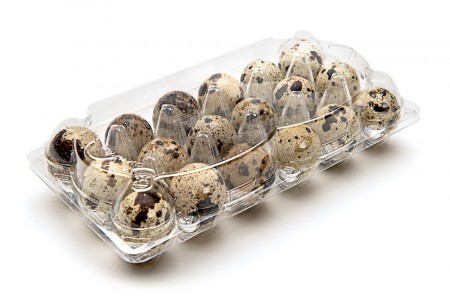 Eggbokser til vaktel 1x18 - 330 stk