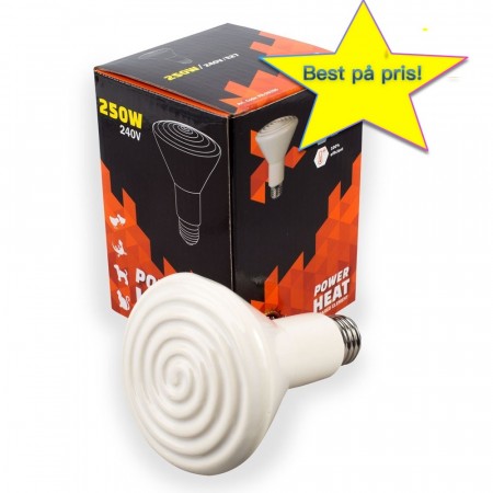 Powerheat keramisk varmepære 250 watt