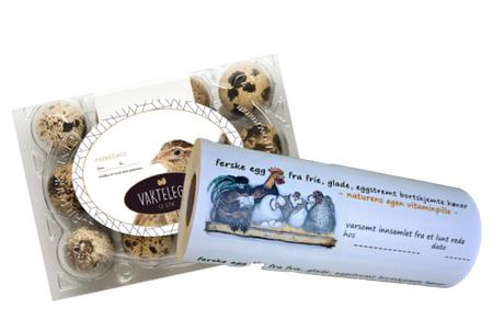 Etiketter til eggbokser