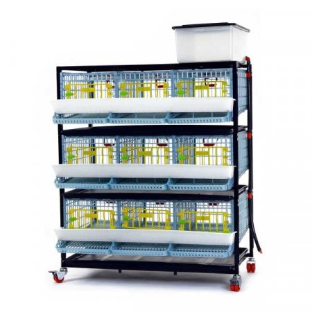 Cimuka vaktelreol 3x3