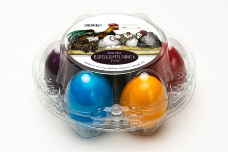 Etiketter til 7-eggs eggbokser, 50 stk